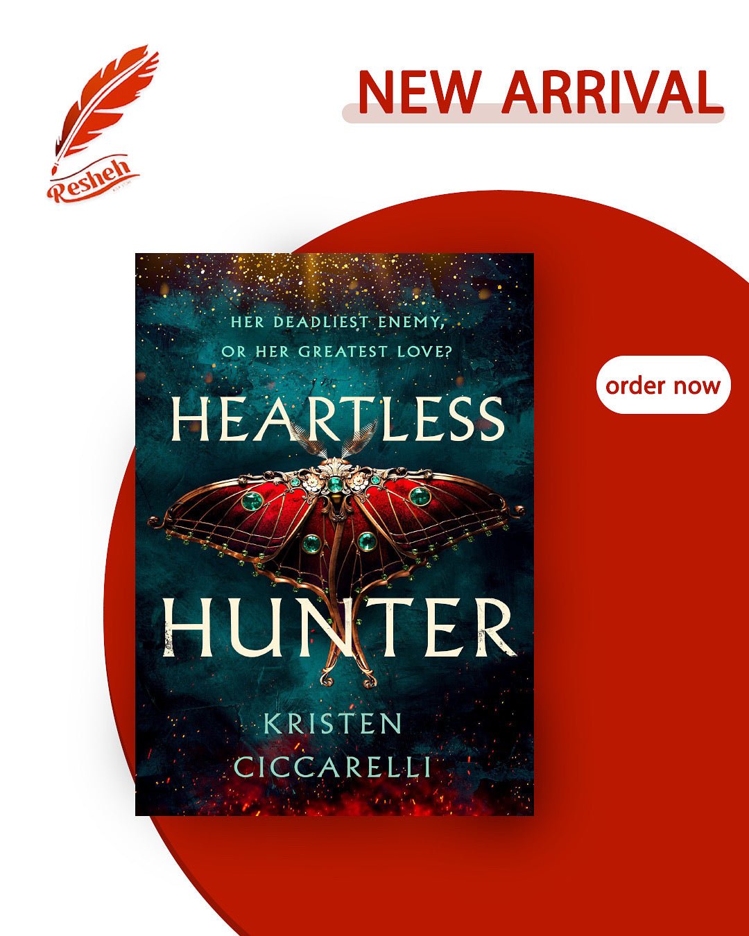 غلاف كتاب The Crimson Moth #1 Heartless Hunter Kristen Ciccarelli