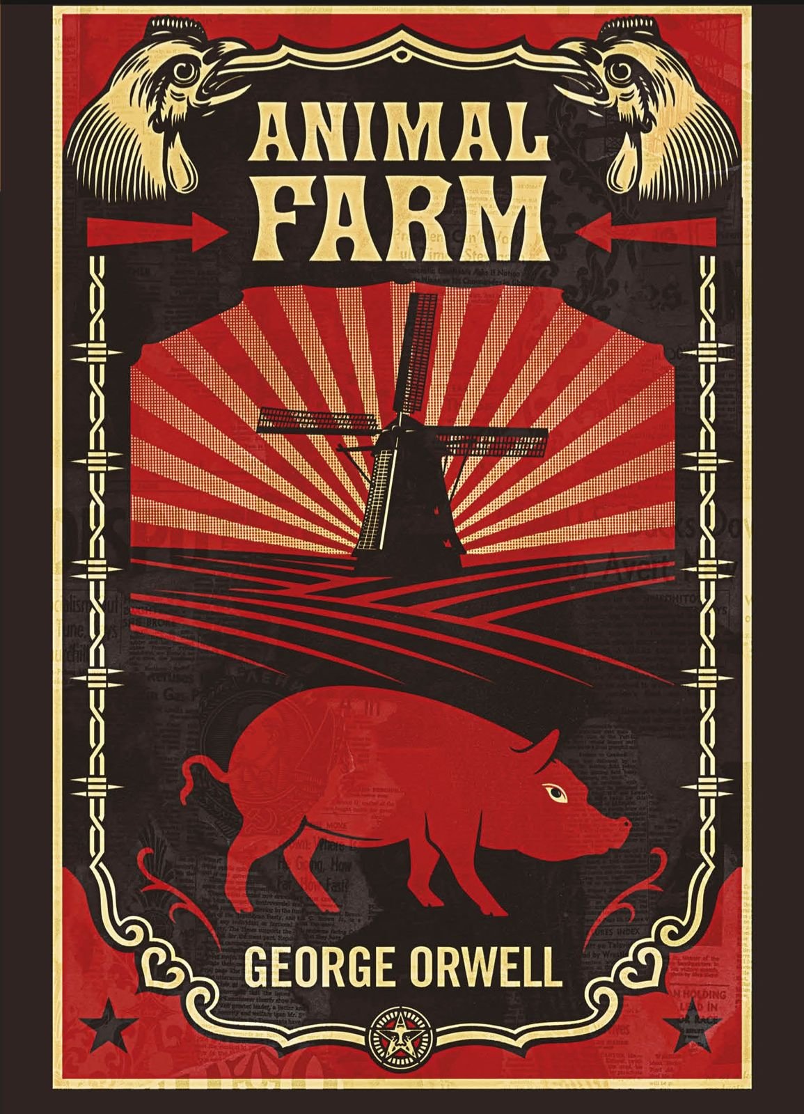 غلاف كتاب Animal Farm by George Orwell