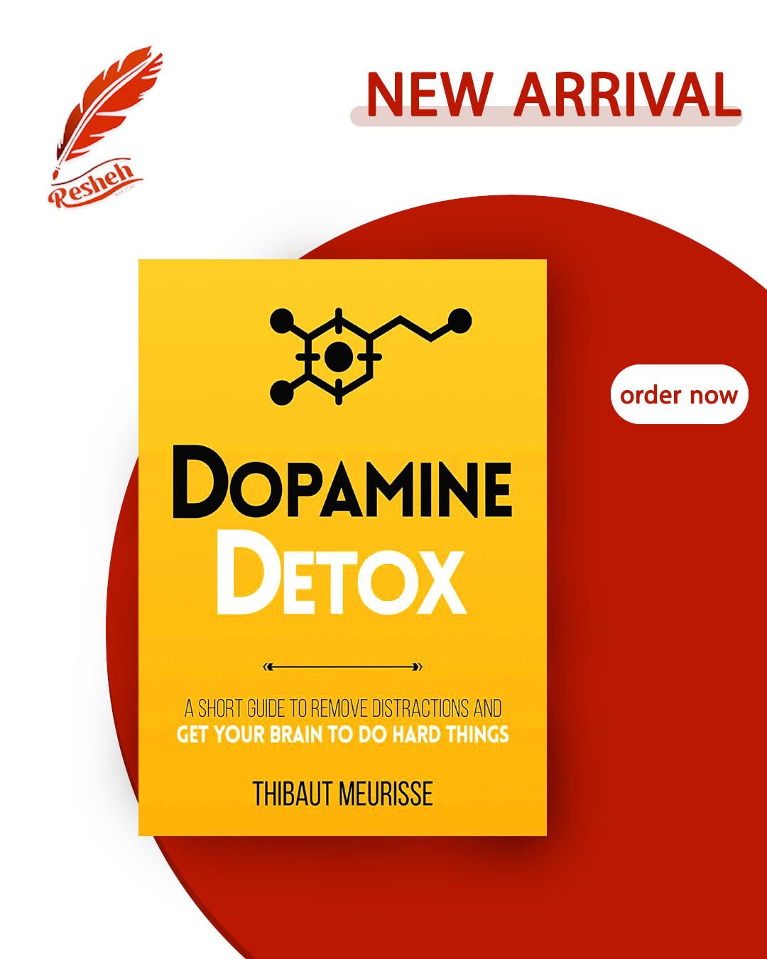 غلاف كتاب Productivity Series #1 Dopamine Detox (original) Thibaut Meurisse