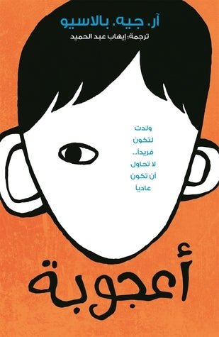 غلاف كتاب أعجوبة لآر جيه