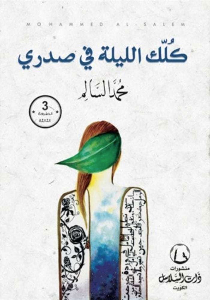 غلاف كتاب كلك الليلة في صدري لمحمد السالم