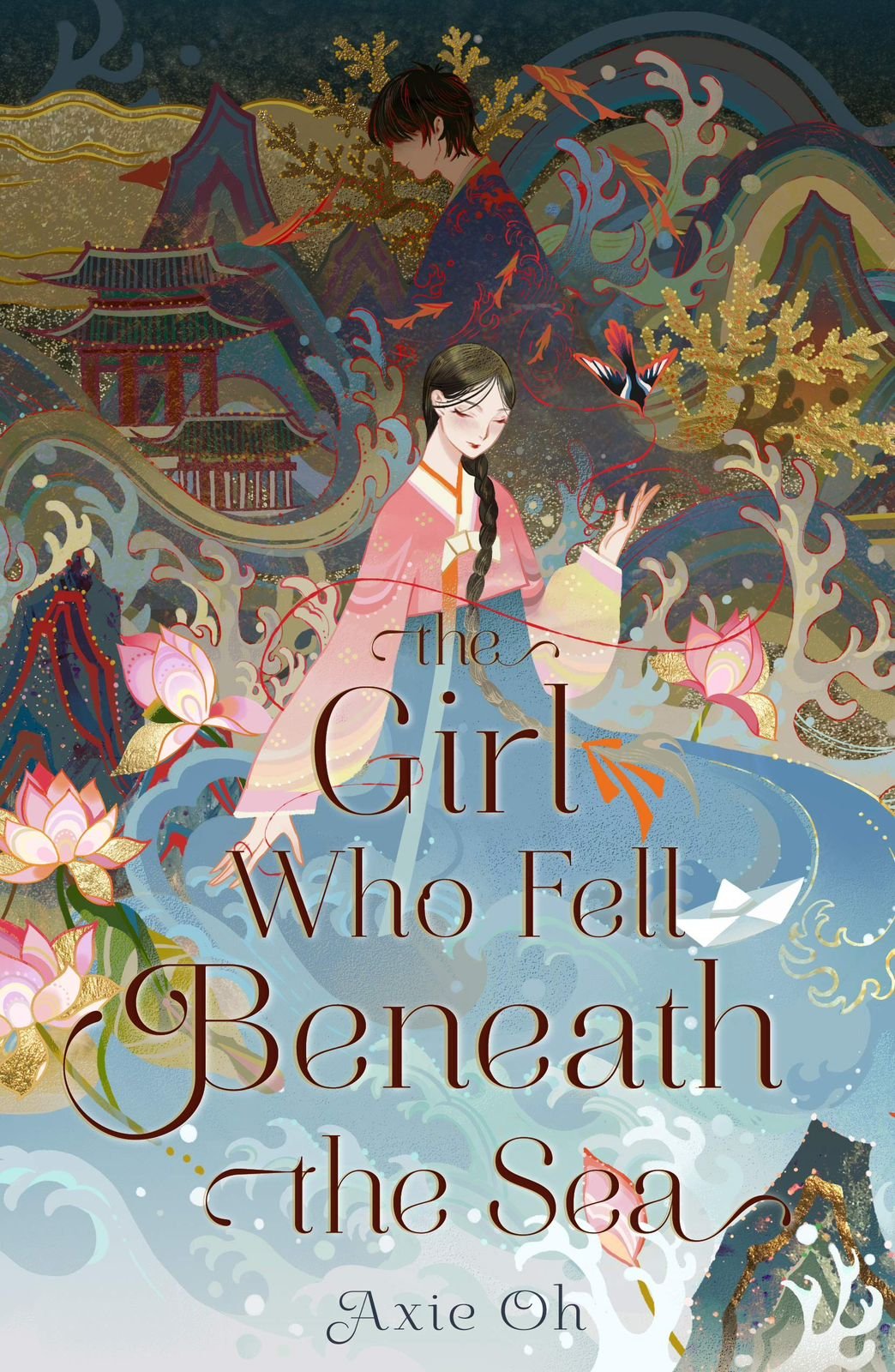 غلاف كتاب The Girl Who Fell Beneath the Sea by Axie Oh