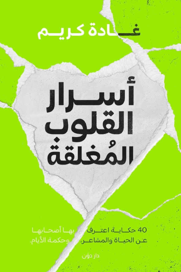غلاف كتاب أسرار القلوب المغلقة لغادة كريم