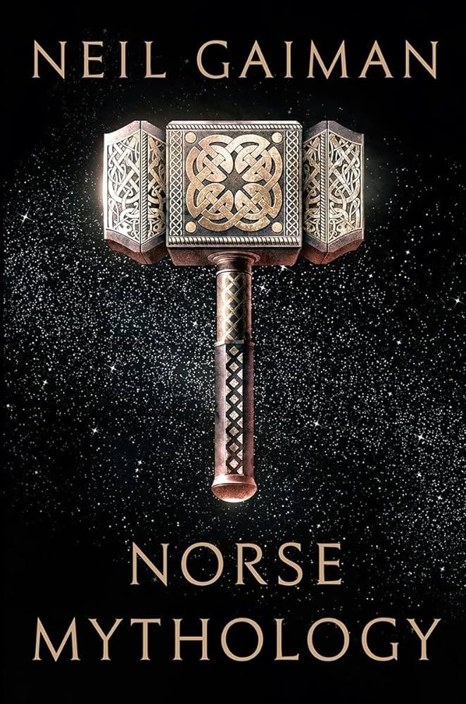 غلاف كتاب Norse Mythology by Neil Gaiman