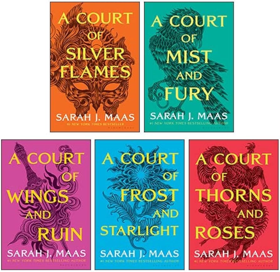 غلاف كتاب A Court Of Thorns And Roses series by Sarah J. Maas