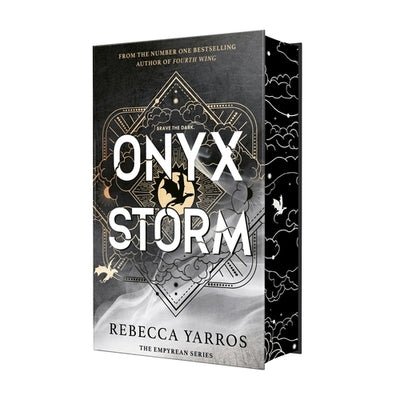 غلاف كتاب The Empyrean #3 Onyx Storm (hardcover limited editions) Rebecca Yarros