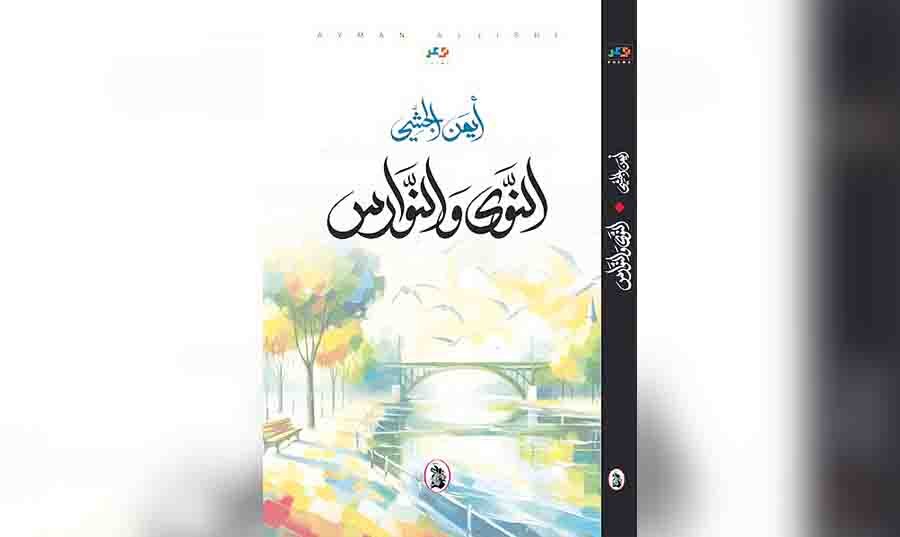 غلاف كتاب النوى والنوارس ايمن الجشي (اصلي)