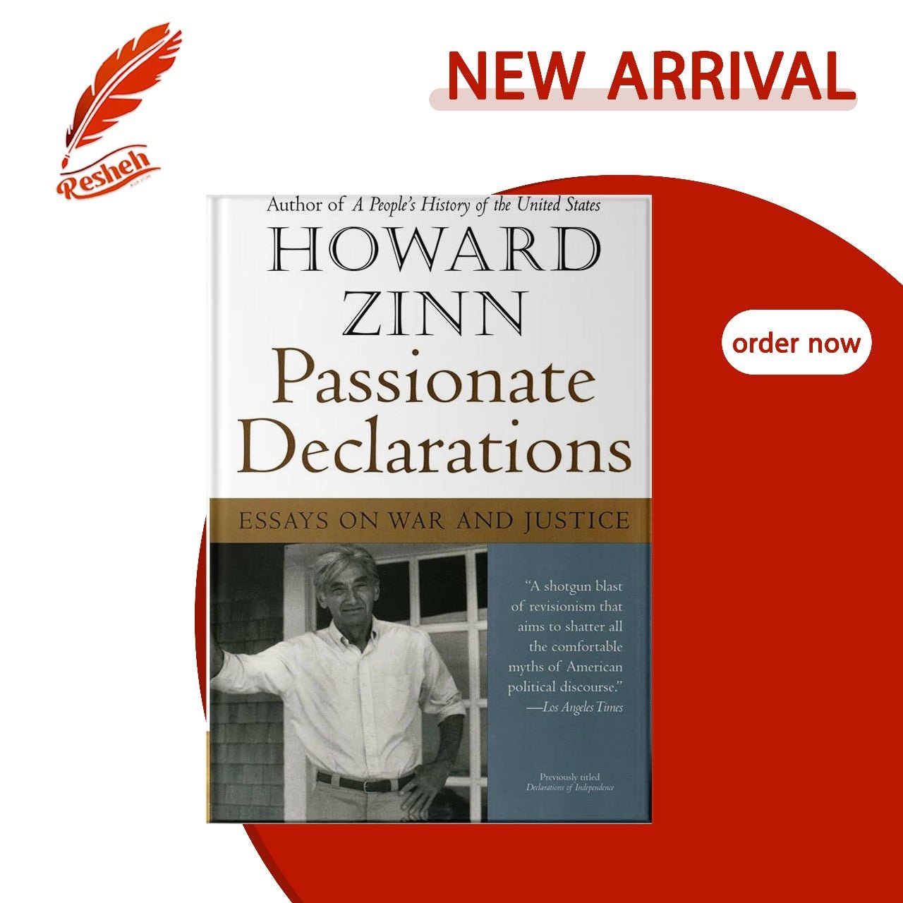 Passionate Declarations Howard Zinn