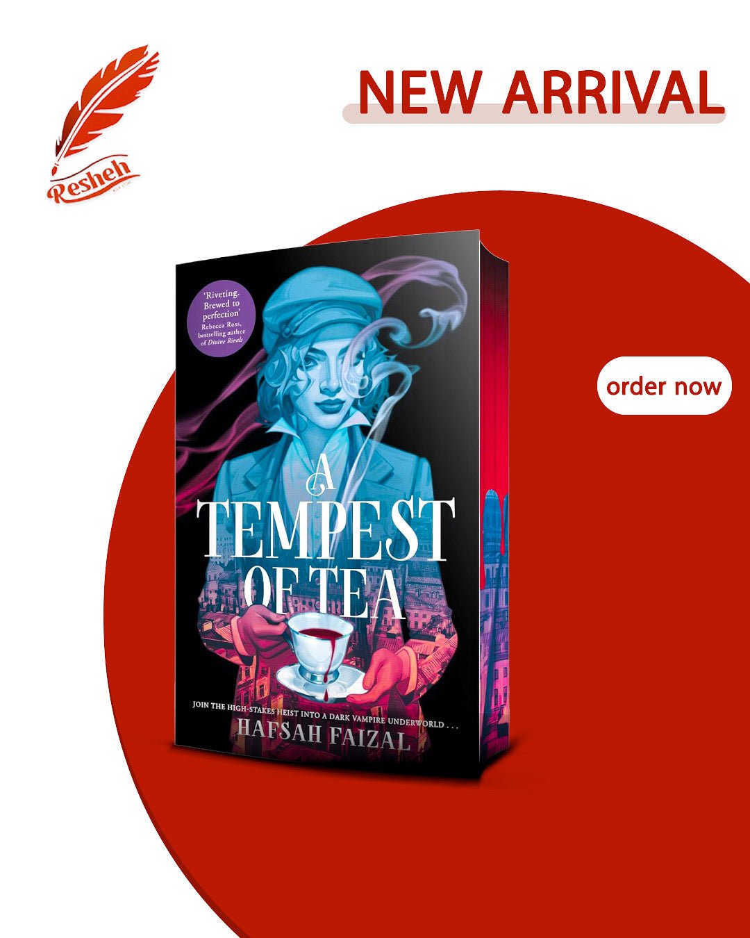 Blood and Tea #1 A Tempest of Tea: Exclusive Sprayed Edge Edition Hafsah Faizal